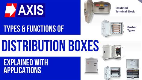 function of the distribution box|distribution box types.